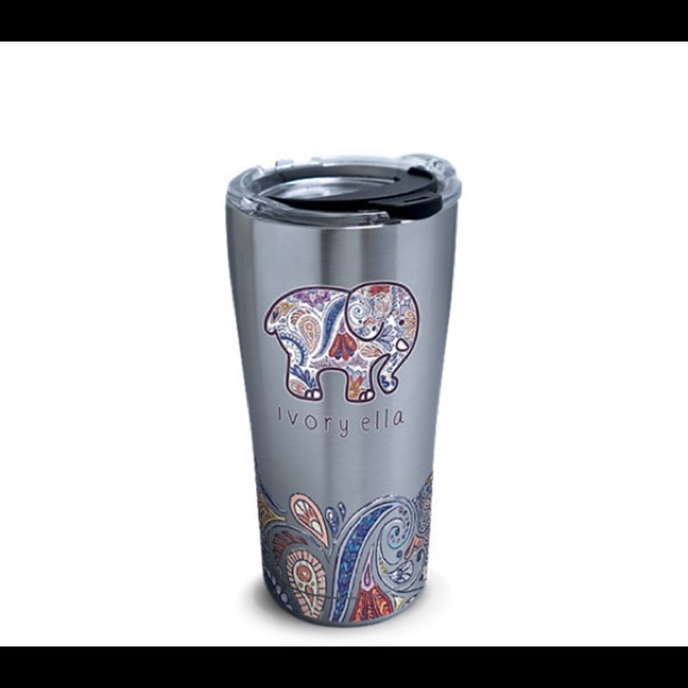 BRAND NEW NEVER USED Tervis ivory Ella tumbler